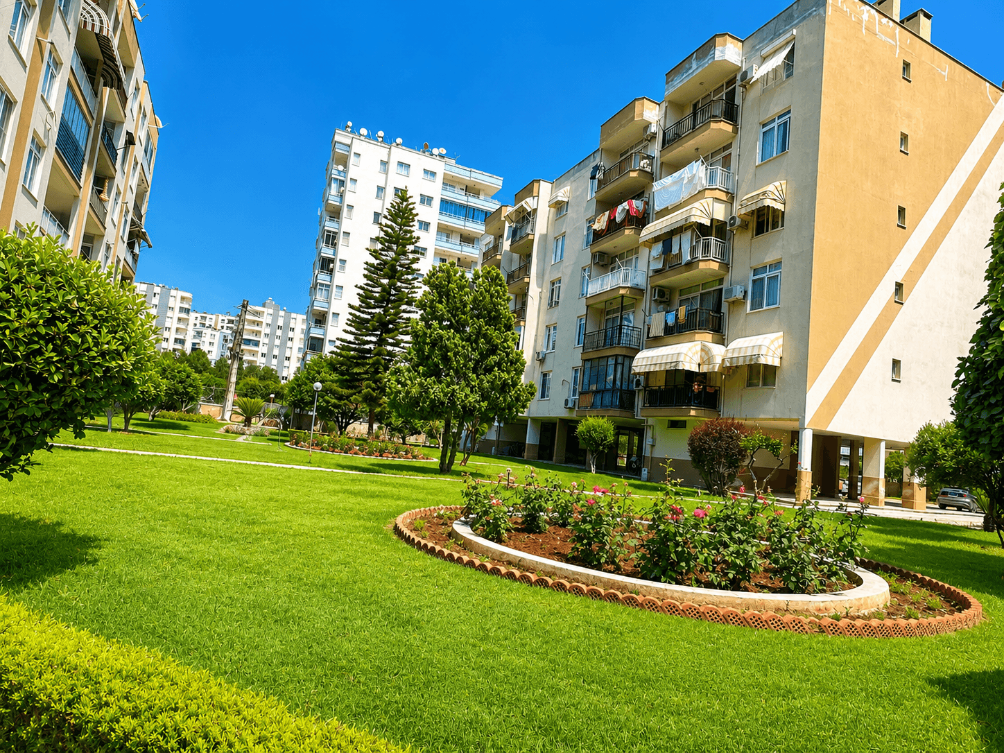 TURYAP SİSTEM'DEN PLAJA YÜRÜME MESAFESİ SİTE İÇİ YAPILI 2+1